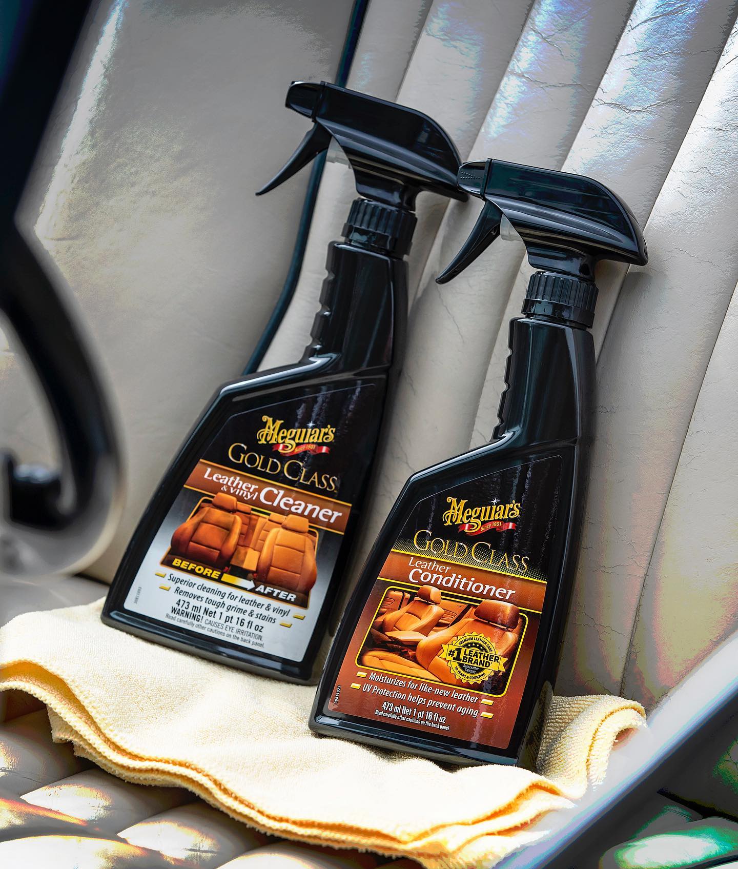 Meguiar's G18616 Gold Class Leather Conditioner 16 oz. – Kustom Paint Supply